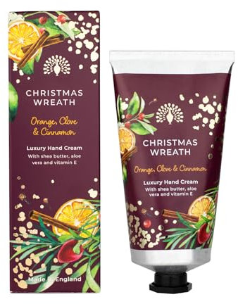 The English Soap Company Christmas Wreath Collection Hand Cream 75ml