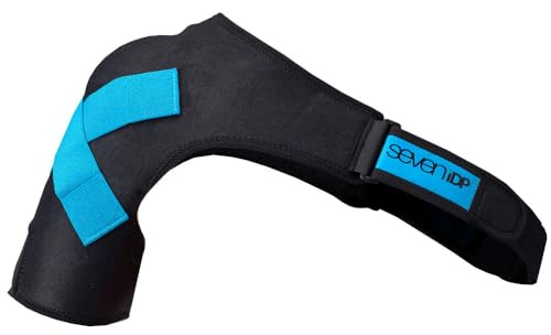 7 iDP Control Shoulder Support – Adjustable Compression Brace for Shoulder Stability and Injury Recovery, Lightweight and Breathable Design for Sports and Everyday Use (Small, Right Shoulder)