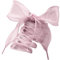 WEGOODZF Lacci piatti in organza per scarpe da ginnastica, larghezza 4 cm, trasparente, 2 paia, 08 Rosa sporco, 140CM (55)