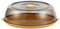 MagiDeal Couvercle de Plaque Ronde Anti-éclaboussures Portable 28 Cm Transparent Facile à Transporter Couvercle Anti-éclaboussures pour Micro-ondes Couvercle D, jaune