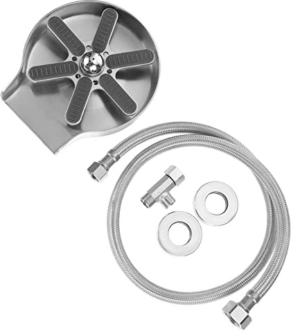SHINEOFI 1 Satz Sink Rinser sprühen Glasspüler für Küchenspülen Glasspüler aus Metall Waschbecken Glasspüler Flaschenspüler Becherspüler für Spüle Glasspüler für Spüle Edelstahl Silikon