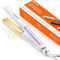 Faszin Plancha de Pelo Profesional Estrecha 2 en 1, Titanio con Iones, Calentamiento en 20s, Pantalla LCD, Para Alisar, Rizar y Estilizar con Precisión, Mejor que las Planchas Anchas