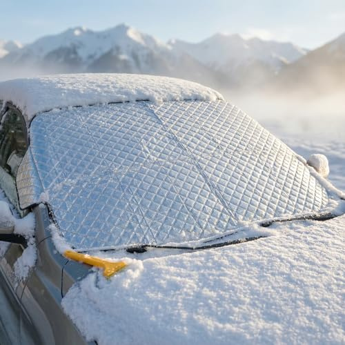 Frontscheibenabdeckung Winter,Windschutzscheibenabdeckung,Auto Windschutzscheiben Abdeckung,Frontscheibenabdeckung Abdeckung Windschutzscheibe Winter,Auto Scheibenabdeckung,für SUV LKW Auto