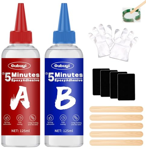 5 Minuti Colla Epossidica, Coll-a Bicomponente per Plastica
