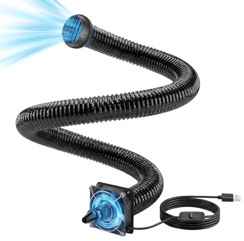 Tuyau De Clim Froid Universel - Rallonge De Sortie D'Air Pour Voiture De 3 Mètres | Conduit De Climatisation Arrière Flexible | Accessoire De Voyage Pour Animaux, SUV, Camion, Et Camping-Car