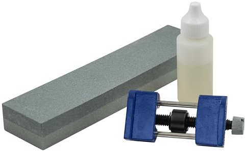 Faithfull OS8CHG Oilstone 8-inch and Honing Guide Kit, FAIOS8CHG-TB