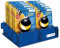 HERMA 1120 Kleberoller Display doppelseitig nachfüllbar ablösbar, 15 m, selbstklebender Klebeband Roller für Kinder, Fotoalbum, Scrapbook, Fotobuch, Basteln, Schule & Büro, schwarz gelb