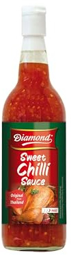 DIAMOND Süße Chilisauce, für Huhn und Fisch, süß pikante Sauce zum Verfeinern von Wok-Gerichten, Frühlingsrollen & Fingerfood - 2 x 700 ml