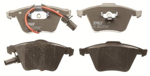 TRW GDB1659 Brake Pad Set of 4 Compatible for Audi A6 C6 (4F2) 2004-2011 Front Axle and Other Vehicles