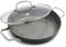 Greenpan Chatham Hard Anodized Healthy Ceramic Nonstick, 11 Everyday Frying Pan Skillet with 2 Handles and Lid, PFAS-Free, Dishwasher Safe, Oven Safe, Gray