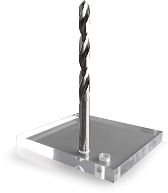 LOBOTEC Bohrer Acrylglas HSS Ø 4 mm für Acryl und Kunststoffe mit Spezialschliff für ein sicheres und sauberes Bohrergebnis (1-Teillig) aus Hochgeschwindigkeitsstahl