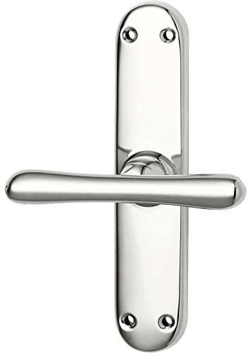 GRUNDMANN Fenstertrieb ELEGANT 521 - gebogen, Alu poliert, 1 Stück | Beschläge Fenstergriff