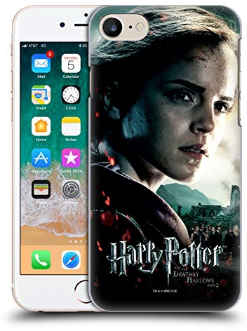 Head Case Designs Offizielle Harry Potter Hermione Granger Deathly Hallows VIII Harte Rueckseiten Handyhülle Hülle Huelle kompatibel mit Apple iPhone 7/8 / SE 2020 & 2022