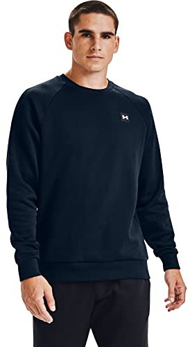 Under Armour Herren Rival Fleece Crew, sportlicher Fleecepullover mit loser Passform, bequemes und warmes Sweatshirt für Männer