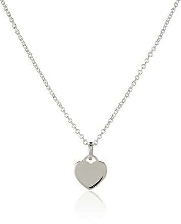 Thomas Sabo Damen Halskette Herz silber 925 Sterlingsilber, 36-38 cm Länge