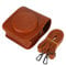 Ladieshow Camera Cover Case,PU Leather Protective Cover Case Bag for Instax Mini 90 with Shoulder Strap(Brown)