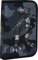 Beckmann, Federmappe Camo Rex, Mäppchen Federtasche mit Buntstifte Spitzer Lineal, Grundschule, 1. Klasse, Black