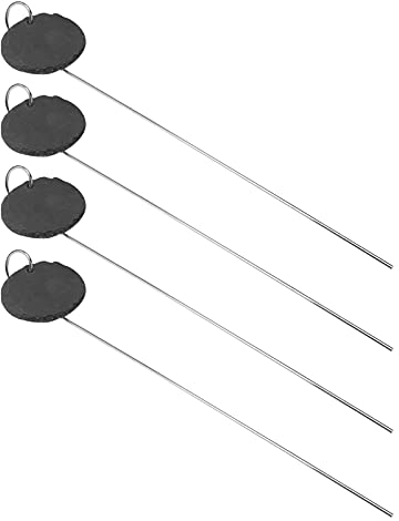 YARNOW Schiefertafel Zum Beschriften 4Pcs Anlage Label Garten Marker Anlage Zeichen Anlage Tags Kindergarten Marker Anlage für Bett T? Pflanzer Kräuterschilder Pflanzenstecker