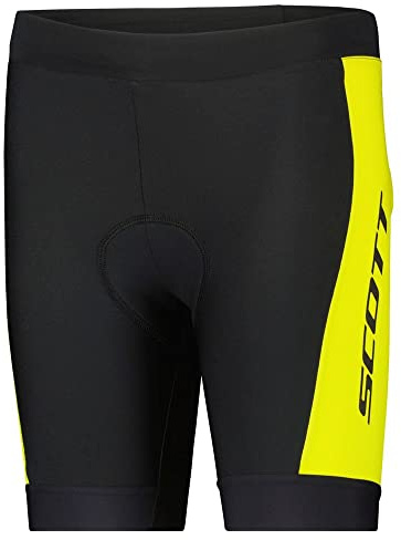 Scott RC Pro Junior Kinder Fahrrad Hose kurz schwarz/gelb 2026: Größe: XS (116)