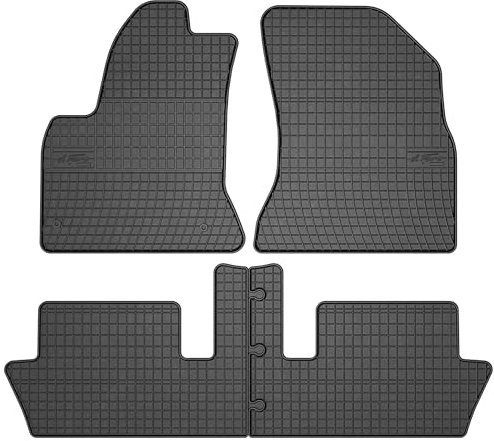 MOTOS Gummimatten Auto Fussmatte passend für Citroen C4 Picasso I 2006-2013 Verbessern Sie Ihren Reisekomfort mit Antirutschmatte Auto- Allwetter fußmatten Auto, Schutz vor Verschmutzung