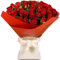 50 Red Roses Fresh Flower Bouquet - Romantic Gift of 50 Red Roses - Large Bouquet Perfect for Valentine’s, Birthdays, Mother’s Day, and Anniversaries