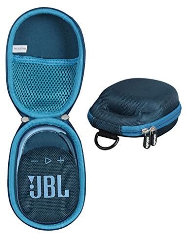 Adada Travel Case for JBL Clip 4 - Portable Mini Bluetooth Speaker (Dark Blue)