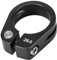 A ABSOPRO 28.6mm Aluminium Alloy Bicycle Seat Post Clamp Seat Clip Black