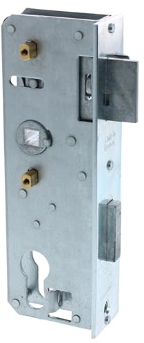 ToniTec Schloss für Einschweisskasten, Dorn 40 mm PZ 72 mm, Stulp 167x33 mm verzinkt für Metalltore geeignet