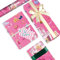 Geschenkpapier Kinder, Geschenkpapier Mädchen, Prinzessin Geschenkpapier Pink 5 Blätter 51*75cm Geschenkpapier Geburtstag,PQKL-party Anime Geschenkpapier Weihnachten kinder für Kindergeburtstage Party