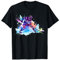 Eishockeyspieler Farbspritzer T-Shirt