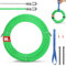 EFUTURETIME Guia Pasacables Anguila 50m, Cable Puller Diámetro 4.5 mm con 2 Muelle de Guía, 3 Cintas de Amarre, Enhebrador de Alambre Electrico para Instalación y Desinstalación de Cables