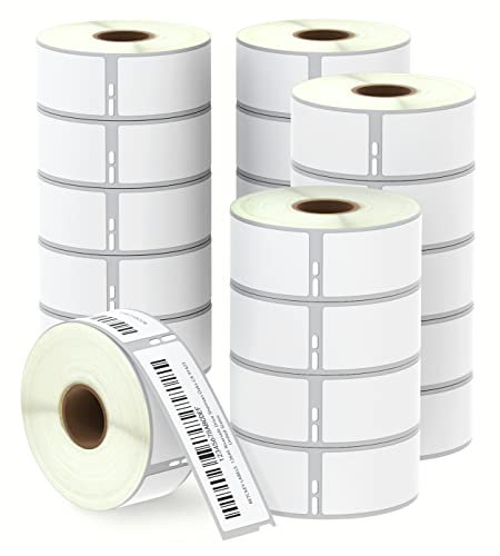 BETCKEY - 20 Rollen 99010 Selbstklebende Etiketten Kompatibel mit DYMO S0722370, 28mm x 89mm, 7000 Adressetiketten für LabelWriter 450, 4XL NICHT passend 550 oder 5XL