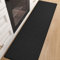 Color&Geometry 44x150 cm Alfombrilla Cocina Lavable Antideslizante, Alfombra vinilica Cocina, antifatiga, Antideslizante, Alfombra de Cocina Acolchada con Espuma para Estar de pie, cómoda, Negro