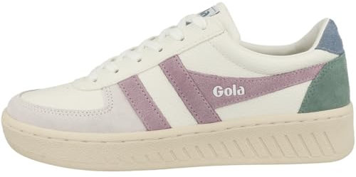 Gola Mixte Grandslam Trident Baskets, White/Pastel Pink/Iceberg, 39 EU