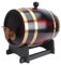 Mikinona 1pc Antik Holzfass Bierfass Weinfass Zubehör Weinfass (3 Liter)