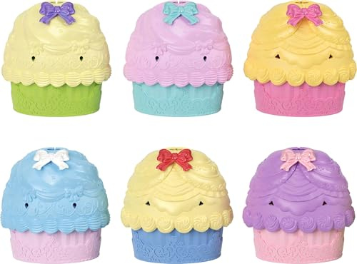 Mattel Disney Princess Toys, kleine Puppe Cupcake Reveal mit 5 Überraschungen inklusive Puppe & 2 Teeparty-Zubehör, inspiriert von Filmen (Dolls May Vary)
