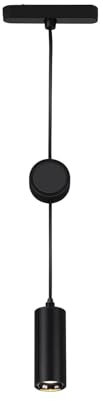 BRILONER - Schienensystem Luxtrail LED Pendelleuchte, Warmweiß, höhenverstellbar, Zubehör, Tracklight, LED Pendel, Lampen, Deckenlampe, Deckenleuchte, 130x1200x42 mm (LxHxD), Schwarz