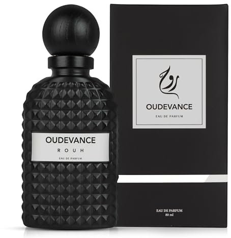 ROUH Oudavance Perfume | Oud Perfume with Middle Eastern Heritage | Deep, Long-Lasting Scent | Luxurious Blend of Tradition & Modern Sophistication | Elegant 80ml Bottle