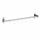 Auliuse Wall Mounted Kitchen Utensil Rack Stainless Steel 15.75in Kitchen Utensil Rail with 6 Hooks Pan Hanging Rail Storage Cooking Utensils Holder Wall for Cooking Tools Pot Cup