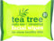 Tea Tree & Peppermint Daily Cleansing Wipes | 200 Facial Wipes for Oil/Makeup Removal and Clean & Healthy Skin | Ideal for Sensitive Skin, Gentle and Refreshing Formula – Pack of 8