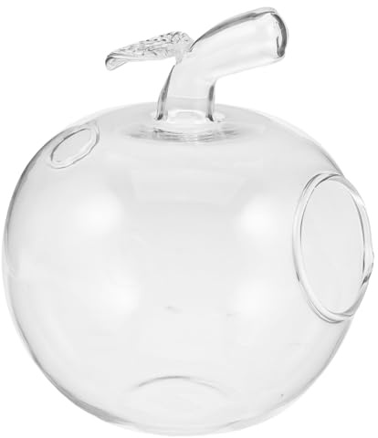 Alipis Verres à Cocktail Forme de Pomme Transparents Verres à Boire Originaux pour Noël Jus Boissons Lait Eau Vin et Cocktails