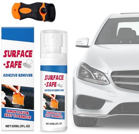 Aufkleberentferner,Klebereste Entferner,Etikettenentferner,Kleber Entferner,Etiketten Entferners,Adhesive Remover,Etikettenlöser Spray,Sekundenkleber Entferners,Klebstoffentferner Extra Stark (60ml)
