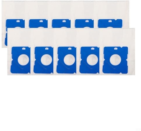 ZWEquipint 10 Staubsaugerbeutel kompatibel mit Koenic KVC 3221 A, 700, 7321, 7324, für SEVERIN BC 7040-7964, Hoogo B3+, Quigg VC23-G, Raven EO001 und Leho K-145 Roboter-Staubsauger, ultrafein