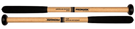 Promark ATH1 Hickory-Stiel Tenor-Schlägel mit Nylon-Cookie-Kopf