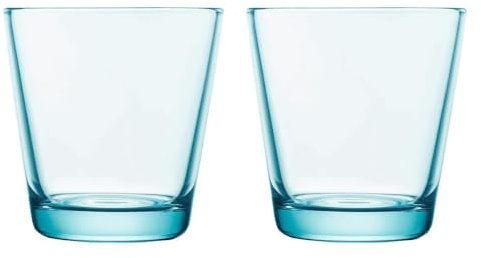 Iittala 1008631 Kartio 2-er Set Gläser 21cl, wassergrün, Glas