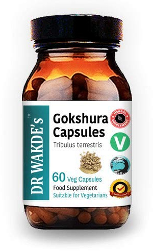 DR WAKDE'S Gokshura Capsules (Tribulus terrestris) - 60 Veg Caps | 100% Pure, All-Natural | Vegan, Plant-Based, Supports Vitality and Urinary Health