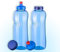 2 x 0,75 Liter Trinkflasche aus Tritan + 2 x Push-Pull-Deckel / Wasserflasche / BPA-frei