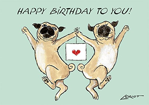 Inkognito Postkarte A6 • 049 ''HB to you Künstler: Loriot • Geburtstag