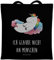 Mr. & Mrs. Panda Tragetasche Einhorn Wolke 7 - Geschenk, lustig, Unicorn, Beutel, Einhörner, Laptoptasche, Einkaufstüte, Jutetasche, Einhorn Deko,