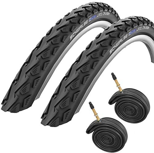 Schwalbe Land Cruiser 700 x 40c Hybrid Bike Tyres with Presta Tubes (Pair)